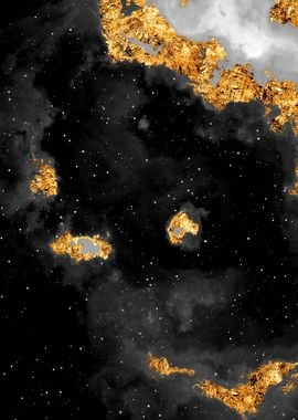 100 Starry Nebulas B and W