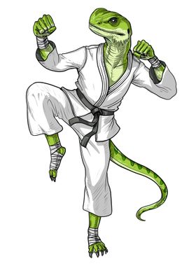 Karate Gecko Lizard