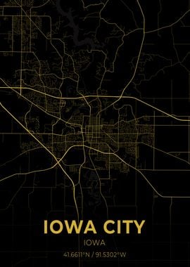 Iowa City Map