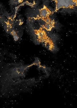 100 Starry Nebulas B and W