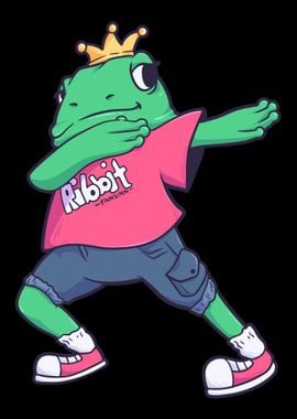 dab Frog Ribbit King Quack