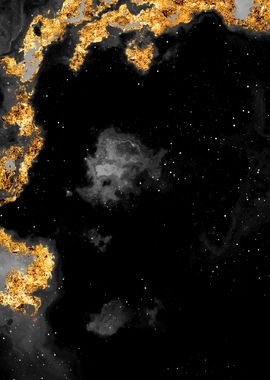 100 Starry Nebulas B and W