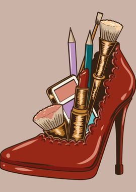 Makeup Heels Artwork