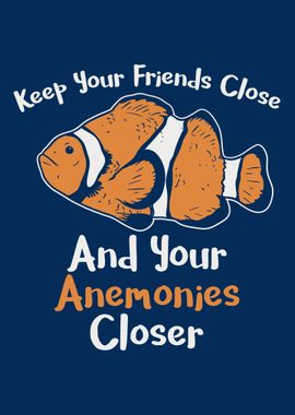 Funny Clownfish Anemonies