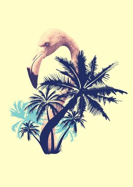 Tropical Holiday Flamingo