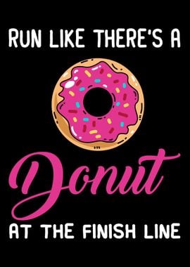 Donut Snacking Running