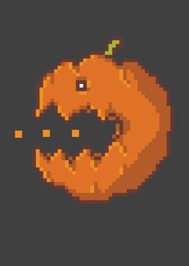 Pumpkin Pixel Retro Gaming