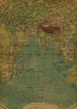 Eastern Hemisphere Map