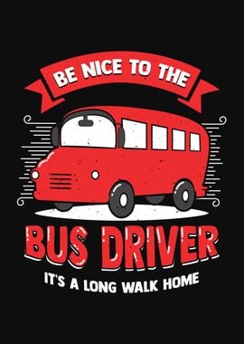 Funny Bus Driver Design