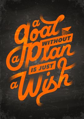 Goal without a plan