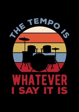 Funny Drummer Tempo