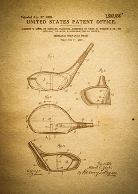 Golf Club Head Patent