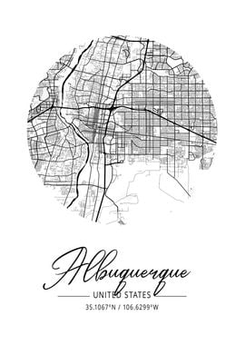 Albuquerque Area City Map