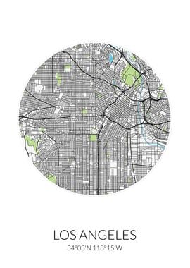 Los Angeles City Map