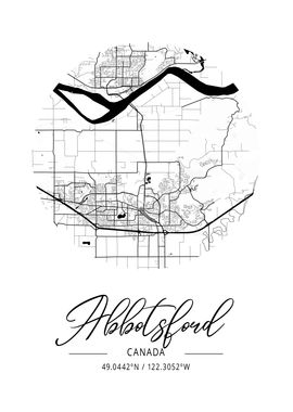 Abbotsford Area City Map