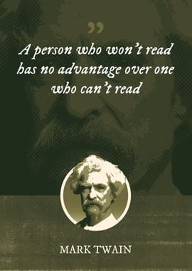 A person who wont read 