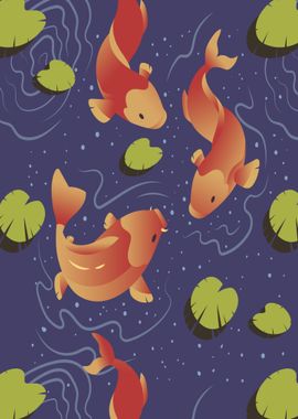 Koi Pond Asia