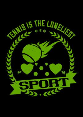 Tennis Is Loneliest Sport