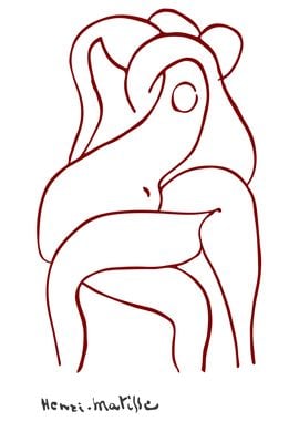 Matisse Entwined Lovers