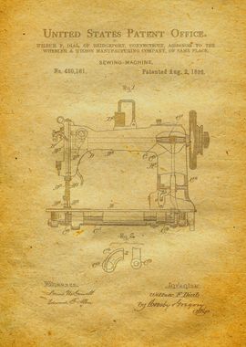 2 Sewing Machine Patent