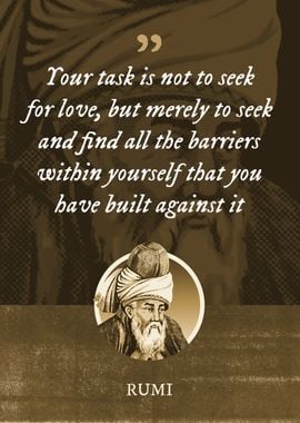 Your task is not to seek