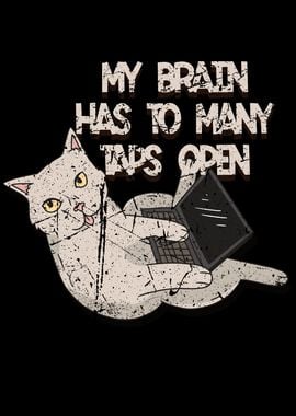 My Brain Taps Open Cat