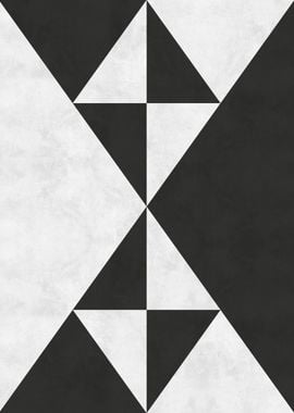 geometric black white IV