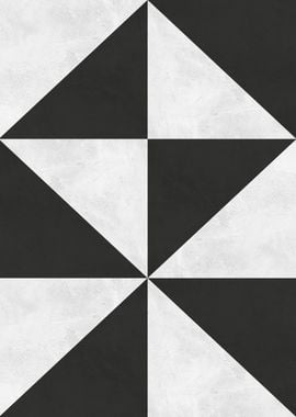 geometric black white II