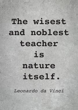 Leo da Vinci Quote L007