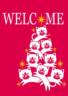 WELCOME CAT TREE WHITE