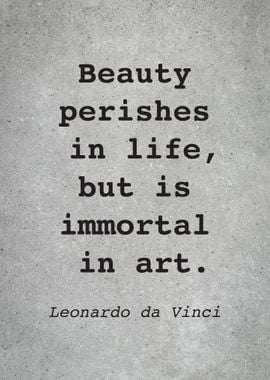 Leo da Vinci Quote L024