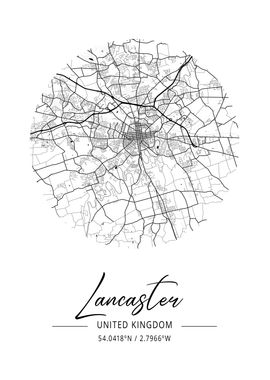 Lancaster Area City Map