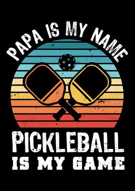 Funny Papa Pickleball Gift