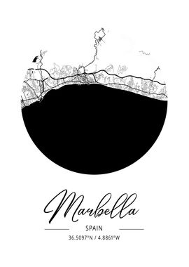 Marbella Area City Map