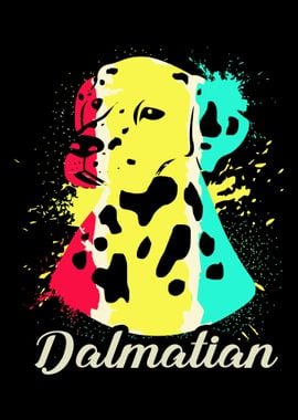 Dalmatian Ink Splash Dog