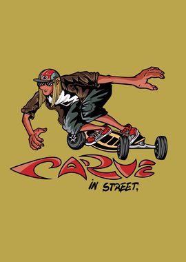 Carve in Street Carveboard