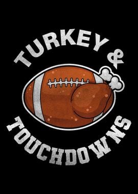 Turkey  Touchdowns Funny 