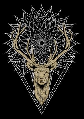 Mandala Deer Animal