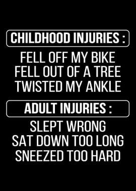 Adult Injuries Old Person