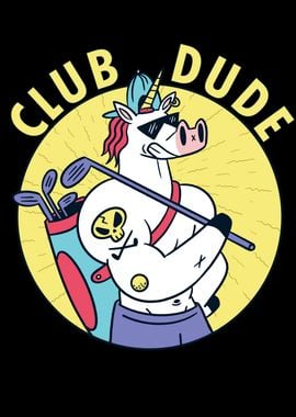 Club Dude Golf Unicorn