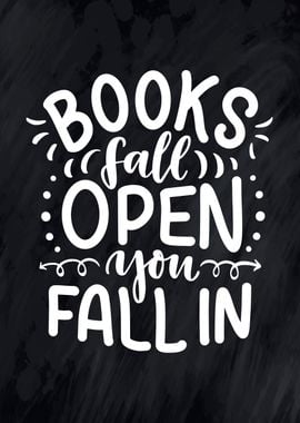 Book fall open