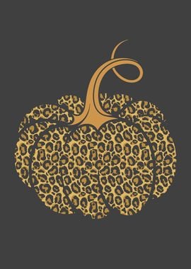 Pumpkin With Leo Print