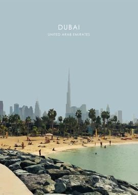 Dubai Travel Artwork