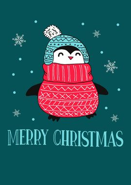 Merry Christmas Penguin