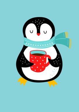 Penguin Cute And Cozy Tea