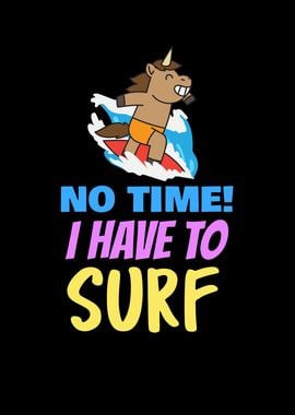 Surfer Unicorn Gift