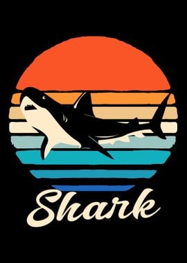 Shark Retro Colorful