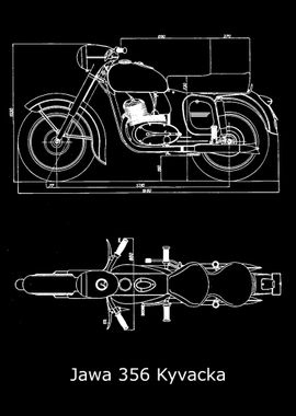 Jawa 356 Kyvacka 1956 