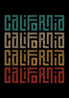 California Retro Text