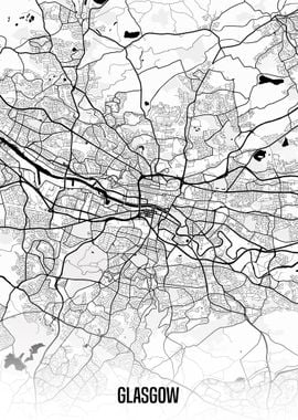 Glasgow map